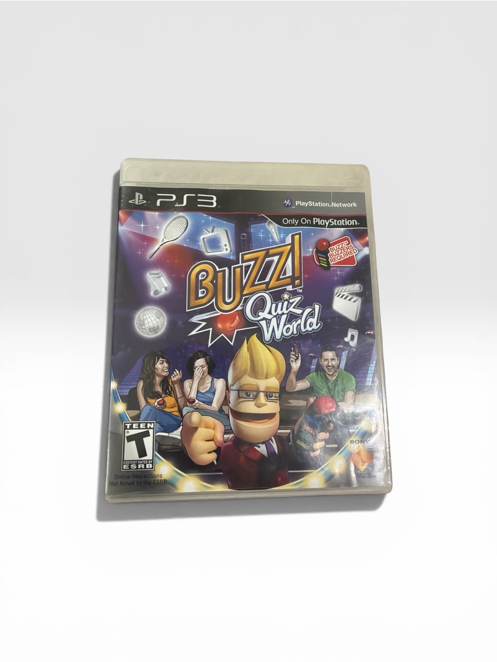 Sony PS3 Buzz! Quiz World - Purple Cover Art